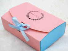 Caja de papel rosa grande y bonita, 22,7x11x5cm, Cajas de Regalo de Chocolate/caramelo, embalaje de regalo para el Día de San Valentín, caja cuadrada para magdalenas, 10 unids/lote 2024 - compra barato