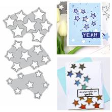 Twinkle Stars Cover Metal Cutting Dies Stencil For DIY Scrapbooking Paper Cards Crafts Making Template Dies 2020 Hot Sale 2024 - buy cheap