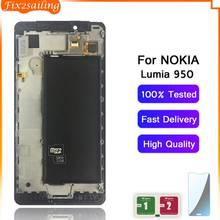 For Nokia Microsoft Lumia 950 LCD Display Touch Screen Digitizer Assembly with Frame For Nokia Lumia 950 LCD 5.2'' 2024 - buy cheap