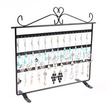 72-Hole Metal Earring Necklace Display Holder Jewelry Display Rack Organizer Jewelry Display Jewelry Box Ear Stud/Earring Holder 2024 - buy cheap