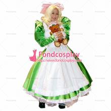 Sexy Sissy Maid Satin Dress Lockable Uniform Cosplay Costume Tailor-made[CK091] 2024 - buy cheap