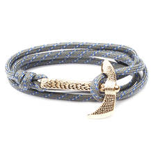 New Fashion Gold Axe Anchor Bracelets Men Charm 550 Survival Rope Chain Paracord Bracelet Male Wrap Metal Sport Hooks SL152 2024 - buy cheap