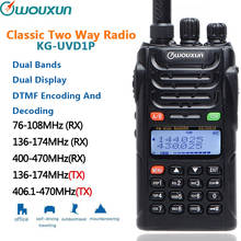 Original WOUXUN KG-UVD1P Dual Band Two Way Radio with 1700mAh battery FM Transceiver UVD1P Walkie Talkie UHF VHF HAM Radio 2024 - buy cheap