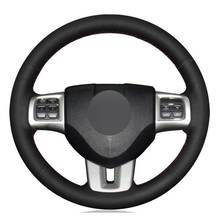 Car Steering Wheel Cover Hand-stitched Black Artificial Leather For Dodge Grand Caravan Journey Avenger Durango 2024 - buy cheap