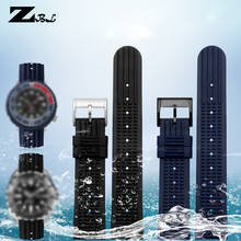 Pulseira de borracha para relógio, de alta qualidade, 20mm, 22mm, para honor magic2, s-eiko diver, esportivo, à prova d'água 2024 - compre barato