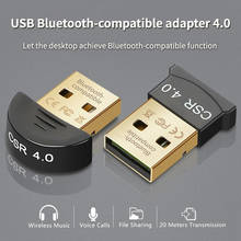 Adroit-adaptador inalámbrico Mini USB compatible con Bluetooth V4.0, Dongle de modo Dual para ordenador portátil, PC, FEB1, envío directo 2024 - compra barato