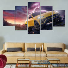 Wall Art Home 5 Pieces Lamborghini Urus Car Decor Hd Print Modular Pictures Posters Canvas Painting For Bedroom Artwork Frame 2024 - buy cheap