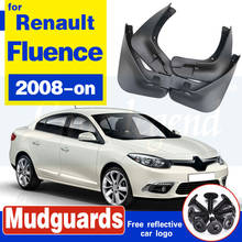 4pcs Car Rear Front Mud Flaps Mudguards Fender Flares Auto Mud Splash Guards for Renault Fluence Samsung SM3 2008-on 2024 - buy cheap