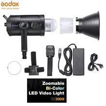 Godox SZ200Bi LED Zoomable Photography Light 200W Bi-Color 2800-6500K Dimmable Brightness With Bowens Mount Reflector 2024 - buy cheap