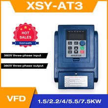 VFD-CONTROLADOR DE VELOCIDAD DE 3 fases, inversor de Motor VFD AC 380V 750W/1.5kw/2.2kw/4KW, envío de pago 2024 - compra barato