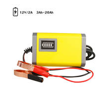 Carregador de bateria inteligente automático 110-240v, 12v, 2a, bateria de moto, 3 estágios, chumbo-ácido, agm, display de led 2024 - compre barato