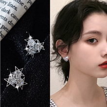 Star Earrings Fashion Exquisite Earrings  Pentagonal Star Crystal Stud Earring Girl Ear Jewelry 2024 - buy cheap