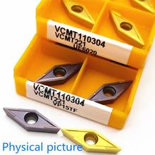 10PCS VCMT110304 VP15TF Tungsten Carbide CNC Lathe Tool VCMT 110304 Universal Carbide Blade Metal Turning Tool Turning Tool 2024 - buy cheap