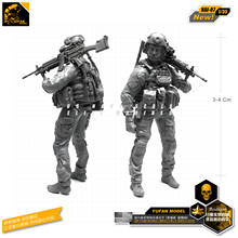 Yuventilador modelo 1/35 conjuntos de figura de soldado, modelo moderno de comando americano artilheiro a resina modelo de brinquedo desmontado 2024 - compre barato