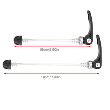 New 2pcs Ultra-light Titanium Ti Axis Skewers QR MTB Road Bike Bicycle Quick Release Front 1500mm Rear 180mm Wheel Hub Skewers 2024 - buy cheap