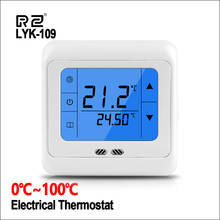 RZ Digital Touch Screen Thermostat Regulator Weekly Programmable Room Floor Heating Thermostat Home Temperature Controller 16A 2024 - buy cheap