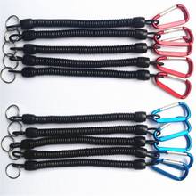 Cordones de pesca, cuerda de retención con mosquetón de Camping, bloqueo seguro, accesorios de herramientas de pesca, 1 ud. 2024 - compra barato