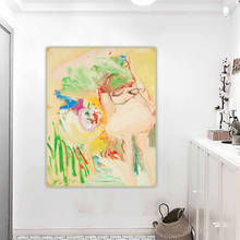 Citon Willem De Kooning《Woman - I》Canvas Art Oil Painting Artwork Poster Picture Wall Hanging Decor Home Decoration 2024 - buy cheap