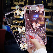 Funda suave de mariposa brillante para Samsung Galaxy S20FE A50 A70 A30S A40 A10 A20 A10E A80 A81 A91 A21 A31 A41 A51 5G A71 2024 - compra barato