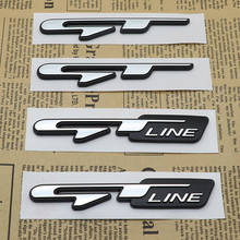 1PC Car Atuo Emblem 3D Sticker GT Line Logo Letters Decals For Kia Forte Ceed Stinger Shuma Rio Sportage Soul Cerato Accessories 2024 - buy cheap