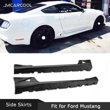 Carbon Fiber Side Skirt FRP Unpainted Material for Ford Mustang Coupe 2 Door 2018 - 2020 2024 - buy cheap