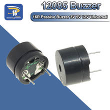 10pcs 12MM*8.5MM 12085 16R Resistance Universal Passive Buzzer electromagnetic impedance 16 ohms AC / 2KHz 3V 5V 12V Universal 2024 - buy cheap