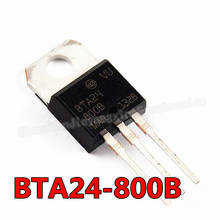 10 Uds. BTA24-800B TO-220 BTA24-800 TO220 BTA24 24-800B 2024 - compra barato