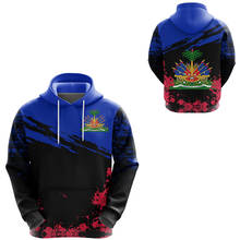 Tessffel Country Emblem Flag Caribbean Sea Haiti Island Retro Pullover Men/Women Tracksuit Jacket 3Dprint Streetwear Hoodies A-8 2024 - buy cheap