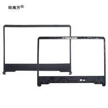 Novo lcd frente moldura capa para asus fx86 fx86s fx86f fx86sf fx505 b escudo 2024 - compre barato