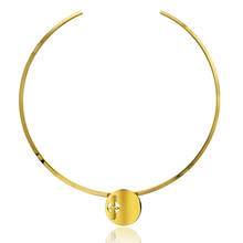 Unique Statement Jewelry Big Pendant Necklace For Women Man Punk European Collar Hot Sale Accessories 2024 - buy cheap