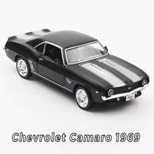 High simulation 1:36 Diecast Metal Scale Car Model The 1969 Chevrolet Camaro Toys Car Alloy Model Pull Back toys for children 2024 - buy cheap
