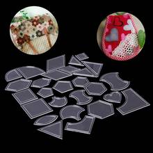 27Pcs Mixed Handmade Quilt Templates DIY Tools Patchwork Quilter Quilting Supply HX6D 2024 - buy cheap