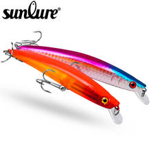 Sunlure-señuelo de pesca Topwater Minnow, anzuelo duro aritifical Wobblers Crankbait, trucha, lubina, aparejos de pesca, 11,5 cm-10,2g, 1 ud. 2024 - compra barato