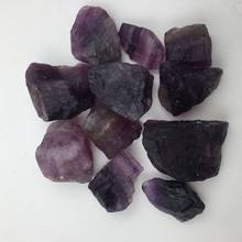 Natural Purple Fluorite RawOriginal Stone Colorful Fluorite Quartz Crystal Stone Healing Wand Treatment Stone DIY Jewelry Making 2024 - buy cheap