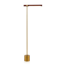 Lámpara Led de pie para sala de estar, iluminación moderna, con palo de madera, diseño nórdico 2024 - compra barato