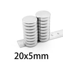 5-30pcs 20x5mm Sheet Neodymium Magnet Round Powerful NdFeB Magnets 20mmx5mm Rare Earth Magnetic Disc magnet 20*5mm 2024 - buy cheap