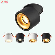 Lámpara LED COB de techo, foco giratorio de 360 grados, regulable, AC85-265V, 10W, 15W, 20W, empotrada, plegable, AC85V-285V 2024 - compra barato