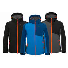 Men's Hooded Waterproof Ski Jacket Softshell Windproof Winter Coat Snowboard Skiing Hiking Jackets Skiwear Outdoor Sportswear 2024 - buy cheap