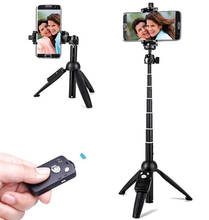 YUNTENG 9928 Foldable Selfie Stick Wireless Bluetooth Remote Extendable Selfie Stick Monopod Tripod Phone Stand Holder Mount 2024 - buy cheap