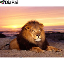 Набор для алмазной вышивки «животное лев», A26558 2024 - купить недорого