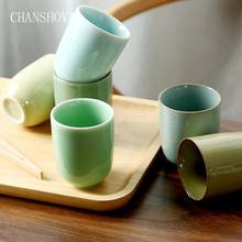 Chansapva estilo chinês tradicional 150ml celadon crepitante cerâmica simples xícaras de café pequenas da china hm2 2024 - compre barato