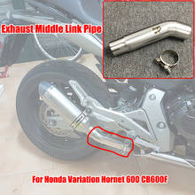 Tubo de Escape de motocicleta, silenciador de tubo de enlace medio modificado para Honda Variation Hornet 600 CB 600 F CB600 CB600F 2024 - compra barato