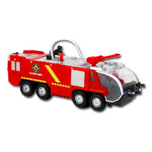 Spray Water Gun Toy Truck Fireman Sam Fire Truck Vehicles Car Music Light Cool Educational Toys For Kids Boys Firetruck 2024 - buy cheap