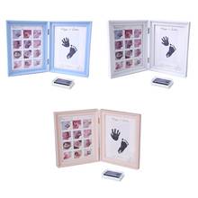 Newborn Baby Hand Foot Ink Pad Print Infants Full Moon Age Growth Photo Frame Baby Hand Foot Ink Pad 2024 - buy cheap