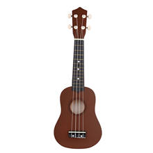 Muslady-ukelele pequeño de 21 pulgadas, instrumento Musical de madera para principiantes, 4 cuerdas, 8 colores 2024 - compra barato
