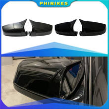 Side Wing Rearview Mirror Cover Cap For BMW 5 6 7 Series E60 E61 E63 E64 LCI F01 F02-F04 F06 F07 F10 F11 F12 F13 Carbon Black 2024 - buy cheap