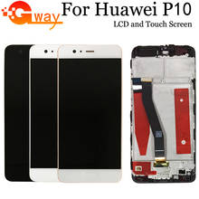 For Huawei P10 LCD Display Touch Screen Digitizer Assembly VTR-L09 L10 VTR-L29 LCD With Frame Replacement 2024 - buy cheap