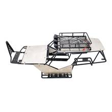 for 1/10 Scale RC Axial Wraith Metal Roll Cage Frame Body with Roof Rack and Metal Sheets Side Step,Black 2024 - buy cheap