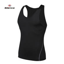 Mieyco-ropa interior sin mangas para hombre, chaleco de ciclismo de Base de poliéster de secado rápido, camisetas deportivas para correr y Fitness, Tops activos transpirables 2024 - compra barato