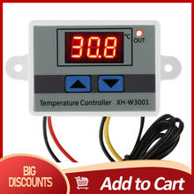 Controlador de temperatura do interruptor do diodo emissor de luz digital do controlador 220v 10a do termostato com sistema de controle de temperatura esperto da ponta de prova 2024 - compre barato